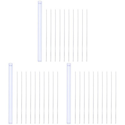 3 PCS Nadeln Zum Perlenfädeln Perlennadeln Biegsam Nadelwerkzeug