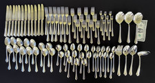 87 x ONEIDA Cube Mark Juilliard Stainless Steel Flatware Made in USA EUC