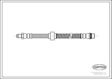 CORTECO 19019115 Bremsschlauch Vorne passend für PEUGEOT 407 SW (6E) 1007 (KM)