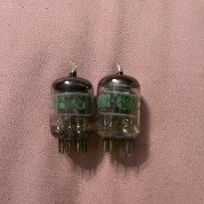 JAN 5670W GE PAIR 2 VACUUM TUBE GUITAR AMP RADIO PART