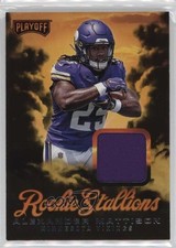 2019 Panini Playoff Rookie Stallions Alexander Mattison #RS-33 7eo