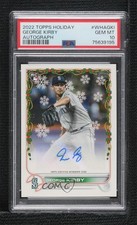 2022 Topps Holiday Mega Box 21/50 George Kirby #WHA-GKI PSA 10 GEM MT Auto 1q7