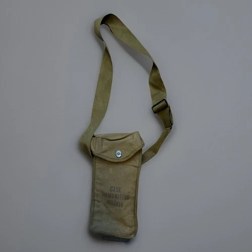 Vintage WW2 Military Ammunition Bag Crossbody Army Bag 7052438 US