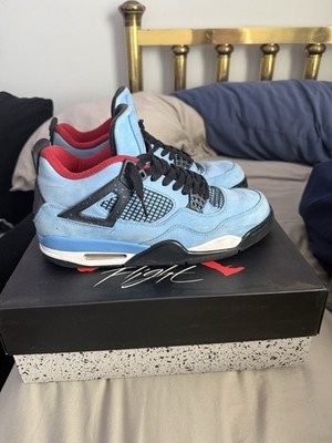 Jordan Air Jordan 4 Retro Travis Scott Cactus Jack Blue/Red/Black 308497-406