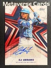 2026 Topps Series 1 CJ Abrams Red Foil (RAW)