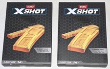 Zuru X-Shot. X Shot Pro 1 Half Clip And 1 Full Clip. Clips Only . Set of 2 NEW