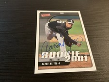 2001 Upper Deck Victory - Aaron Myette - On Card Autograph