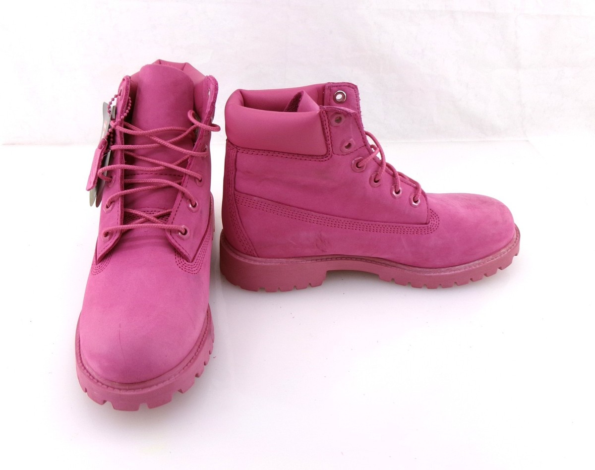 Timberland Shoes Premium Pink 6 Inch Boots Womens 7 (Boys 5) | eBay
