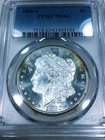 1880-S Morgan Silver Dollar PCGS MS63 Beautiful Coin