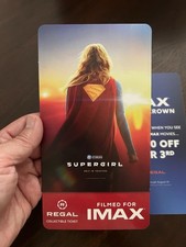 2026 SUPERGIRL filmed for Imax Regal Collectible Ticket