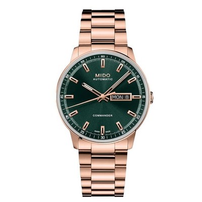 Mido Commander Datoday 40mm Green Dial Men's Watch M0214303309100