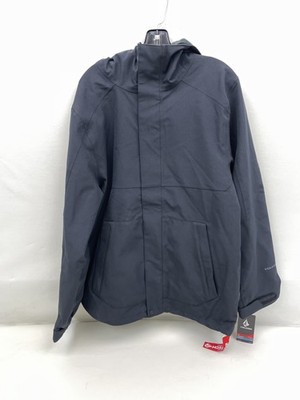 VOLCOM G0652516 BRIGHTON FULL ZIP JACKET BLACK MENS SIZE MEDIUM