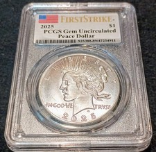 COMMEMERATIVE 2025 PCGS FIRST STRIKE GEM  QUALITY *FREE SHIPPING**