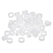 200 x Silicone Rubber Bands Rings Non-slip 10mm Dia 1mm Thick 5mm Width
