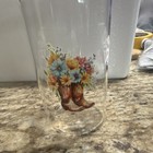 Set of 4 Floral Cowgirl Boot Drinking Glasses – Western Vinyl Design – Each Glas — photo 6