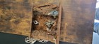 Vintage/Wood Nativity-Manger w/(7) Figurines inside/Joseph-Mary & Jesus/Animals — photo 5