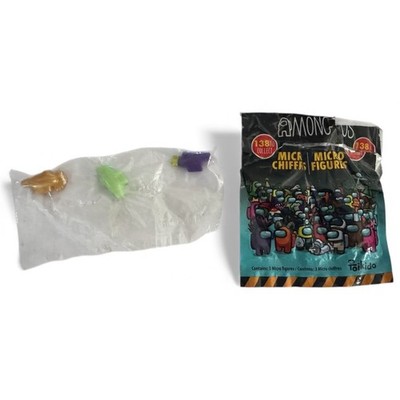 Among Us Micro Figures Series 1 - Open Pack w/ 3 Sealed Minis 2 OF 3 ARE RARE!