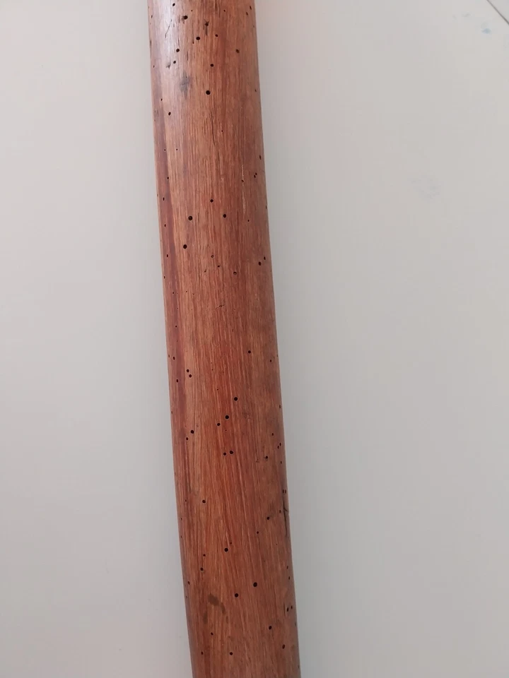 Ancien battoir de fléau à battre le grain - env. 60 cm outil agricole ancien - Photo 3/4