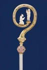 Wood CROZIER Polish Staff Crosier Bishop Quality Craftsmanship, 72" Christmas SH
