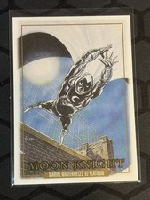 2024 SkyBox Marvel Masterpieces 92 Platinum Moon Knight #51 Canvas