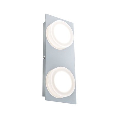 Paulmann WallCeiling Doradus IP23 LED 2x4,7W Chrom 230V Metall/Kunststoff