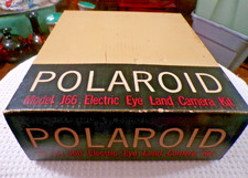 Vtg Never used Polaroid J66 Land Camera with Leather Case and original box