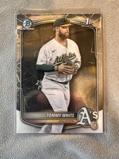 Tommy White 2025 Bowman Chrome #BCP-251 Athletics Mega Box Laser