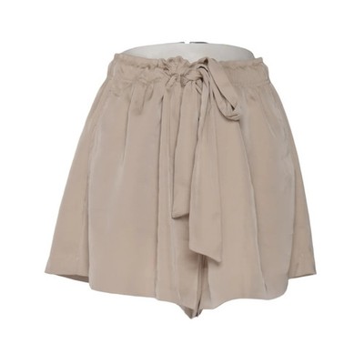 H&M, Pyjamashorts, Größe: L, Beige, Polyester, Einfarbig, Damen #W8s