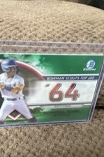 2023 Bowman - Bowman Scouts Top 100 Luisangel Acuna #BTP-64 Green Refractor /...