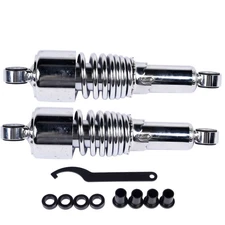 Chrome 10.5" Rear Shocks Absorbers Lowering For Harley Road King Tour Glide F#NT