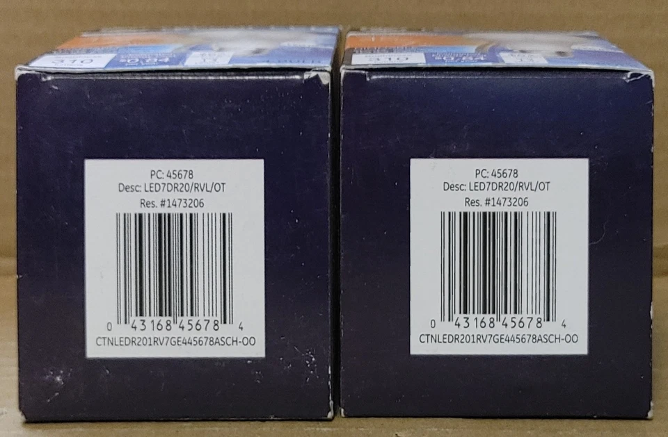 GE Reveal 45W Dimmable R20 LED Indoor Floodlight Bulb 310 lumens 45678 Set Of 2 - Image 3 of 3