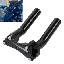 6.5" Handlebar Risers Top Clamp For Harley Road Glide King Dyna FXDL FXDWG FXDB