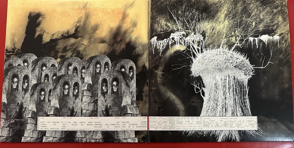 RADIOHEAD - AMNESIAC - оригинальный 2001 PARLOPHONE 10 «двойной альбом винил Ip EU VG + - Изображение 4 из 4