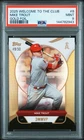 2025 Topps Welcome to the Club Mike Trout Gold Foil /50 #8 PSA 9 Mint