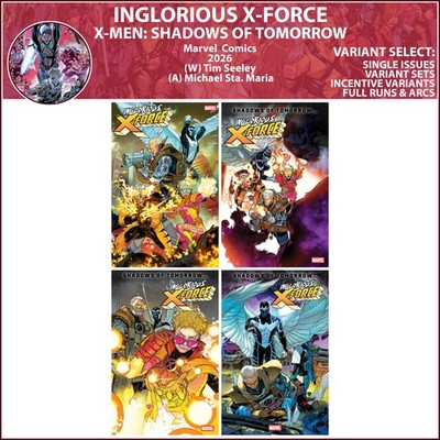Inglorious X-Force (2026) #1 2 3 4 Marvel Comics X-Men COVER SELECT
