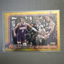 2025-26 Topps Basketball Phoenix Suns HEAT CHECK Gold /50 #294