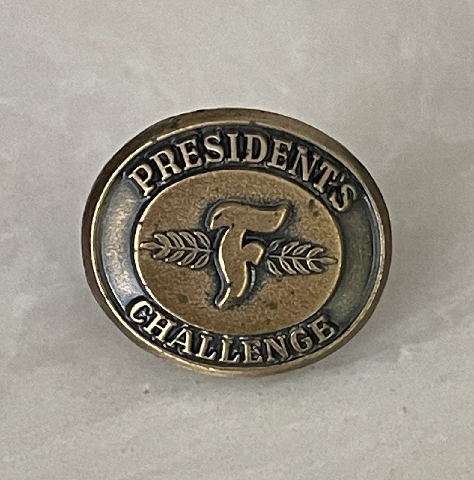 Firestone Tire & Rubber Co. Presidents Challenge Pin Collectible