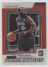 2021 Panini Donruss Optic Elite Dominators Red Prizm 69/99 James Harden #3 03l7