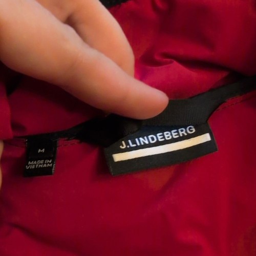 Gilet ibrido J. Lindeberg Rosetta nero bianco e rosso taglia M - Foto 6 di 10