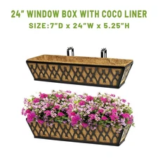 4 Pack Window Flower Boxes