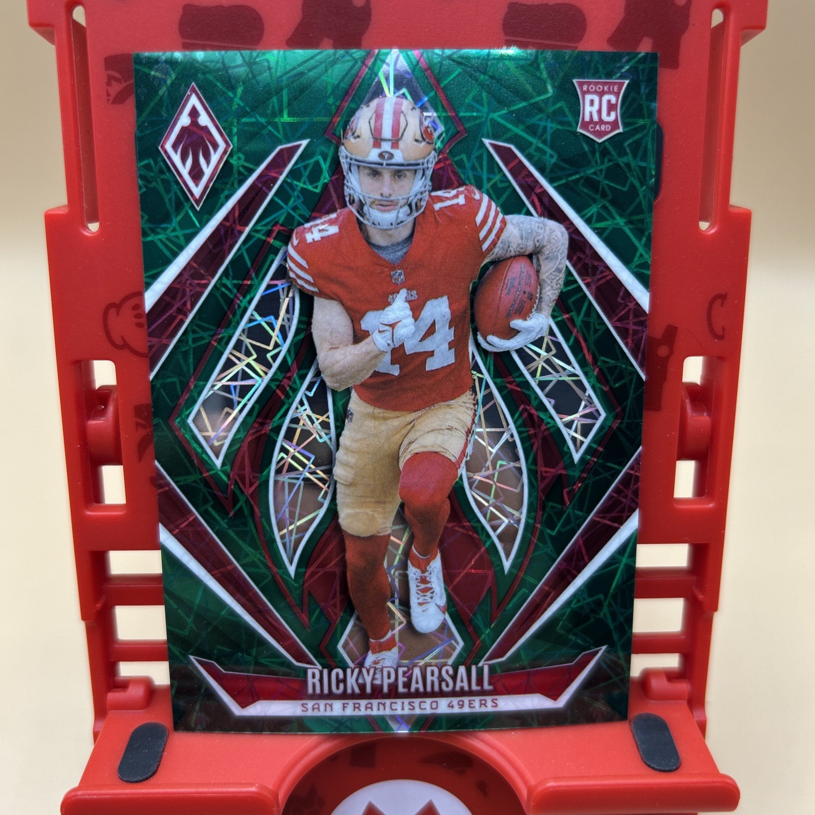 2024 Panini Phoenix Ricky Pearsall Rookie Green Lazer SP 18/50 #234 SF 49'ERS!!
