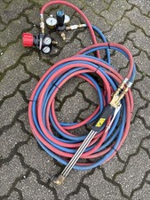 Oxygen & Acetylene Cutting Torch Set Complete with Regulators & Hoses Little Use