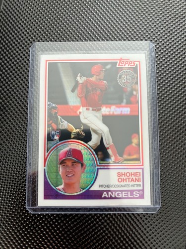 Shohei Ohtani #145 2018 Topps Silver Pack 1983 Chrome Promo card