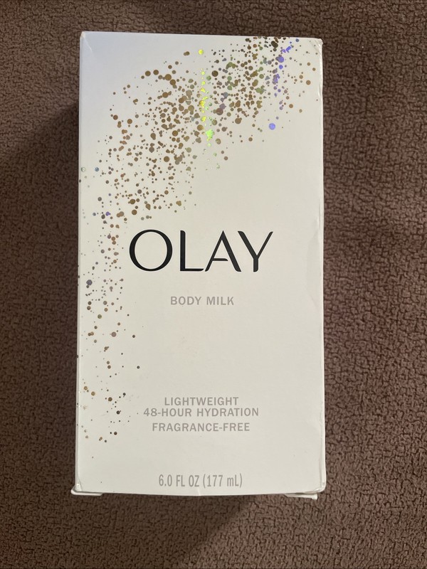 Olay Body Milk Lightweight 48-Hr Hydration Fragrance-Free Body Lotion 6oz 