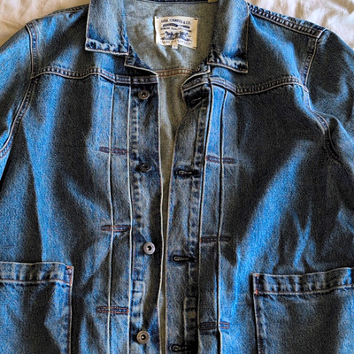 Levi Strauss & Co. Made & Crafted Men's Blue Jean Jacket Button Pockets L