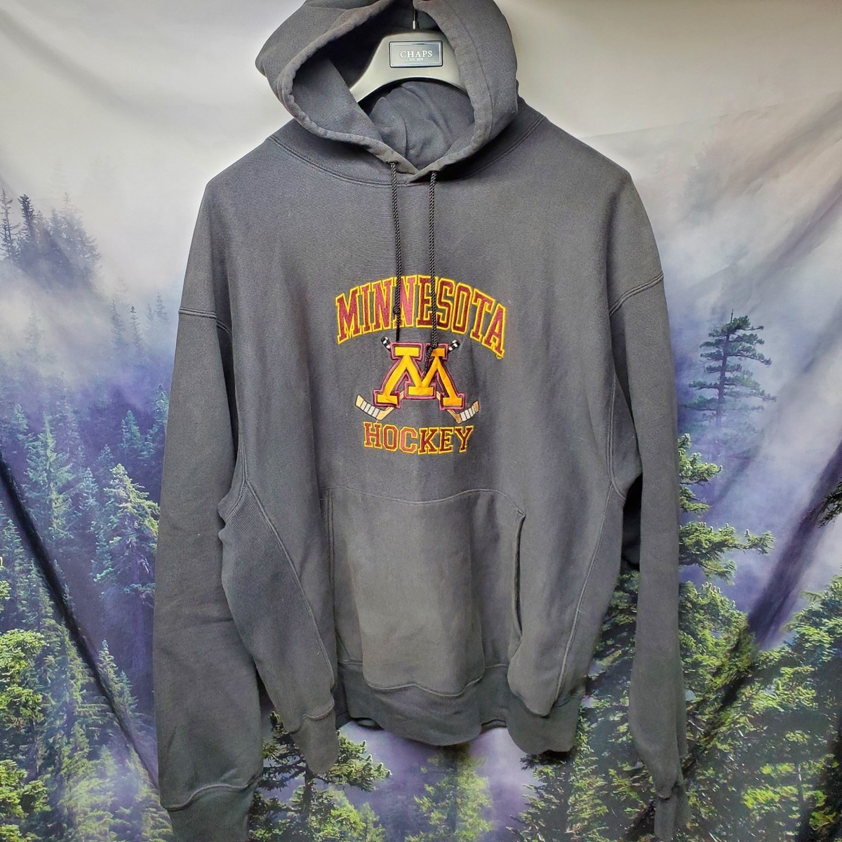 Vintage Champion Reverse Weave Minnesota Golden Gophers Hockey XL