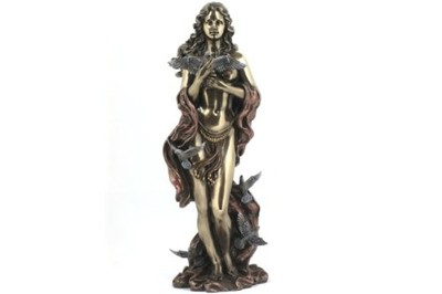 Pacific Giftware Aphrodite Greek Goddess of Love Statue, Bronze Powder Cast, 12''