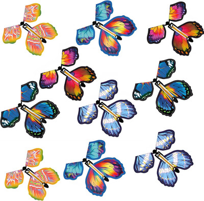 10 Stk Magisch Fliegende Schmetterling Scherzartike, Schmetterling Zaubertricks 