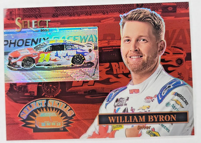 2026 Panini Select - Select Skills William Byron #5 Red Prizm /99