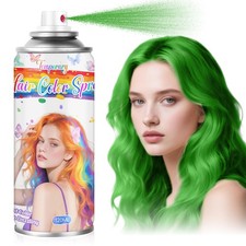 Green Temporary Hair Color Spray for Kids  Women- 1 Count Pack of 1 ,